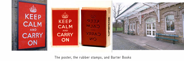 keep calm and carry on rubber stamps